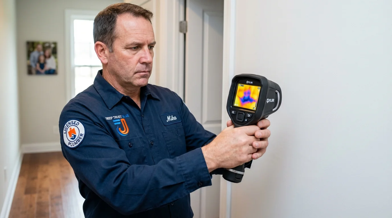 Thermal imaging leak detection by Johns Plumbing LLC in Excelsior Springs